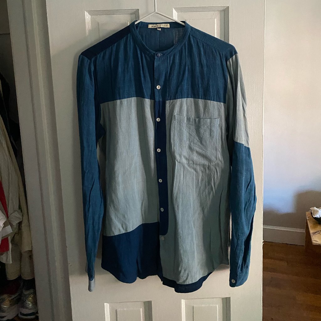 Eleven Eleven Patchwork Jean Shirt Xs
